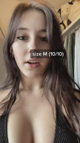 Bikini Cleavage Clothed Teen TikTok clip