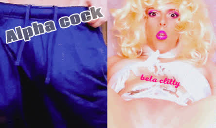 alpha big dick caption sissy size difference clip
