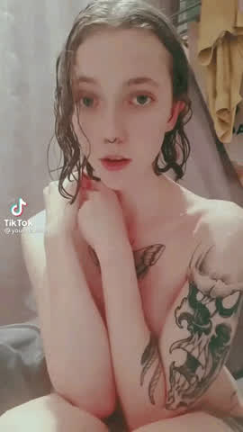 ahegao tattoo tiktok clip