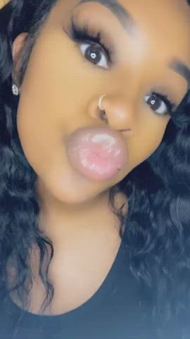 ebony kiss long tongue clip