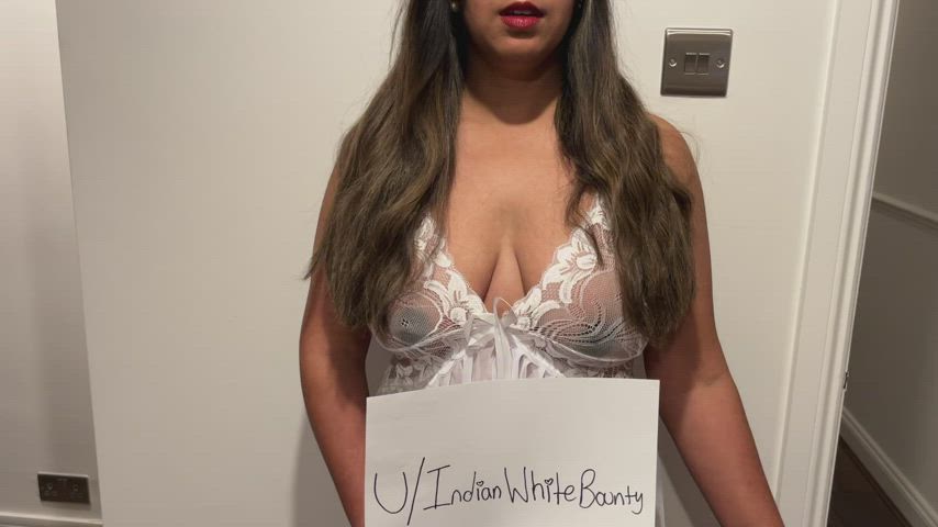 boobs british brunette desi female indian lingerie nsfw solo tits clip