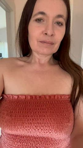 Found this top while cleaning out a closet and it’s perfect for flashing my milf