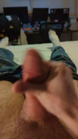 amateur cock gay handjob jerk off tease teasing thick thick cock clip