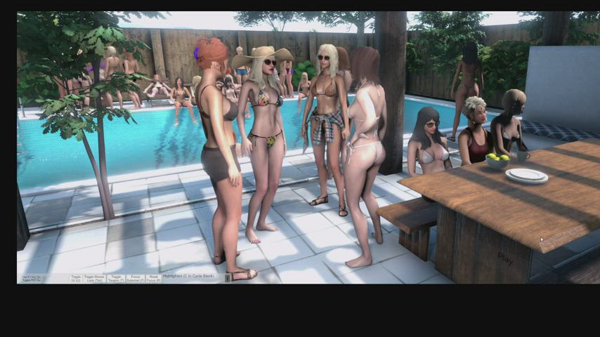 Bikini Pool Public clip