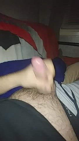Vocal, moaning stroke and good cumshot