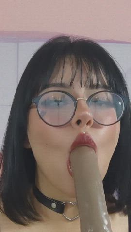 blowjob cute deepthroat clip