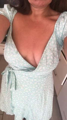 Moms love summer dresses too! Easy access is key