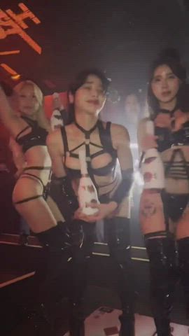 asian club dancing korean nightclub tease teasing clip