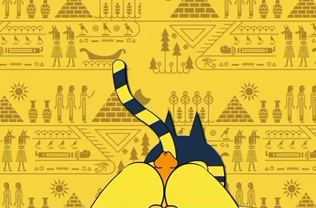 Ankha Knows How To Stroke It