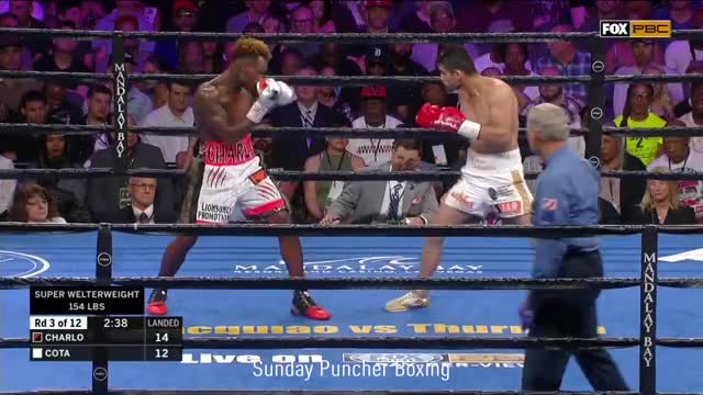 Jermell Charlo drops Jorge Cota... then sends him to the afterlife