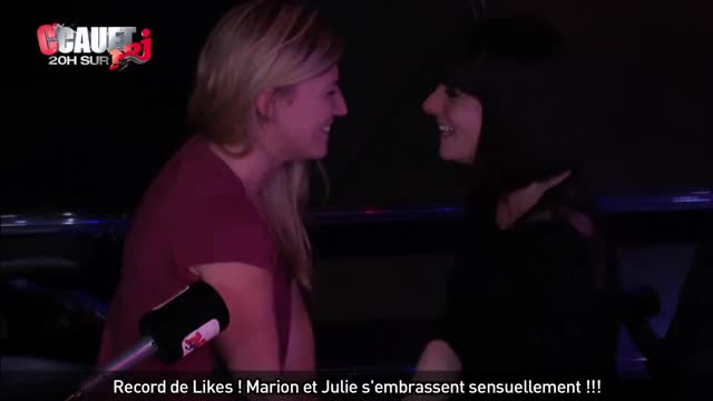 C'Cauet sur NRJ - (01.13.14) Record de Likes ! Marion et Julie s'embrassent sensuellement