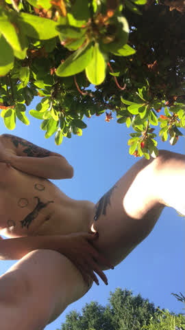 Erotic Outdoor Selfie clip