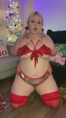 bbw christmas chubby clip