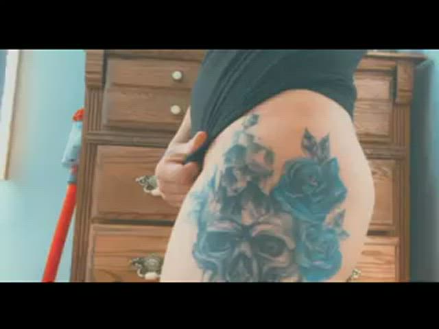 Tattoo Ass Booty NSFW Hotwife Porn GIF by lovelaceymarie