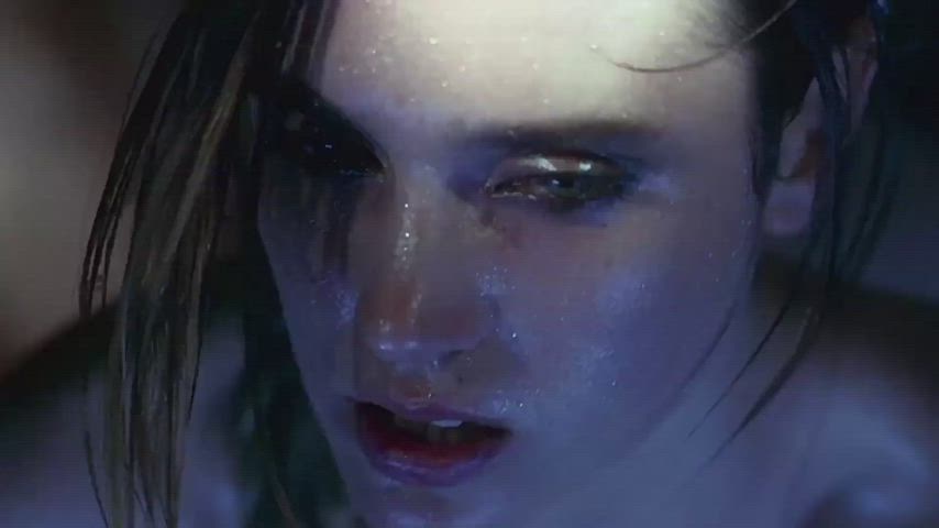 Jennifer Connelly's ass to ass double ended dildo scene