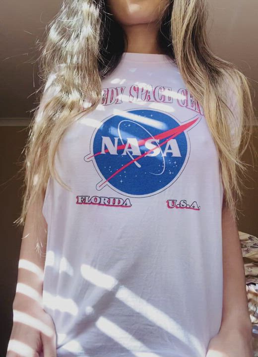 🤓Nerdy wannabe NASA Scientist does a titty drop😈 (OC)