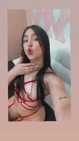 kiss latina lingerie model tattoo teen teens webcam clip