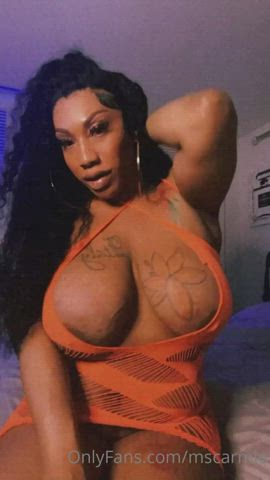 Big Ass Big Tits Ebony T-Girl Thick Trans Trans Woman clip