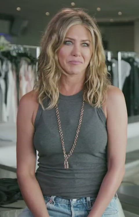 jennifer aniston pokies celebrity clip