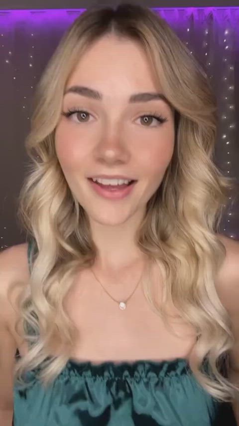 blonde eye contact handjob softcore tiktok clip