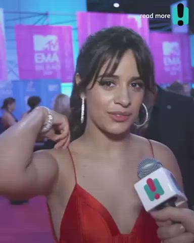 Camila Cabello wasn’t sure if she shaved 🪒 or not so she checked mid interview