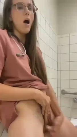 cum doctor masturbating nurse clip