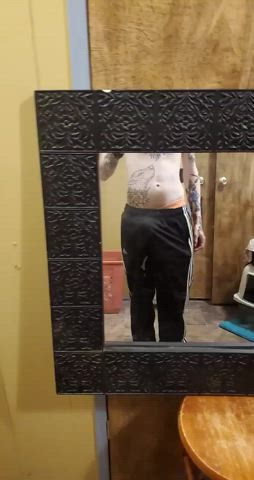 bwc big dick cock worship flashing masturbating mirror strip tattoo teen clip