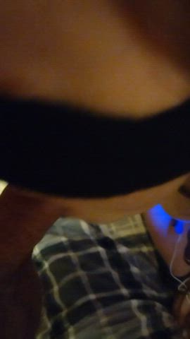 blindfolded blowjob couple clip