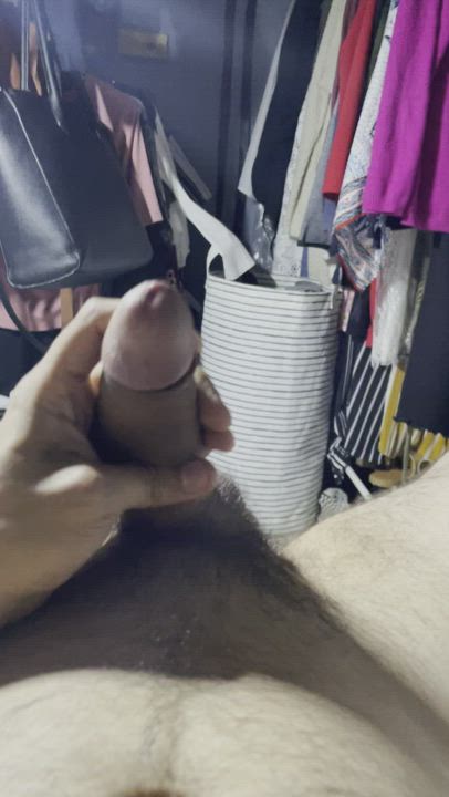Cumshot Hairy Hispanic Male Masturbation clip