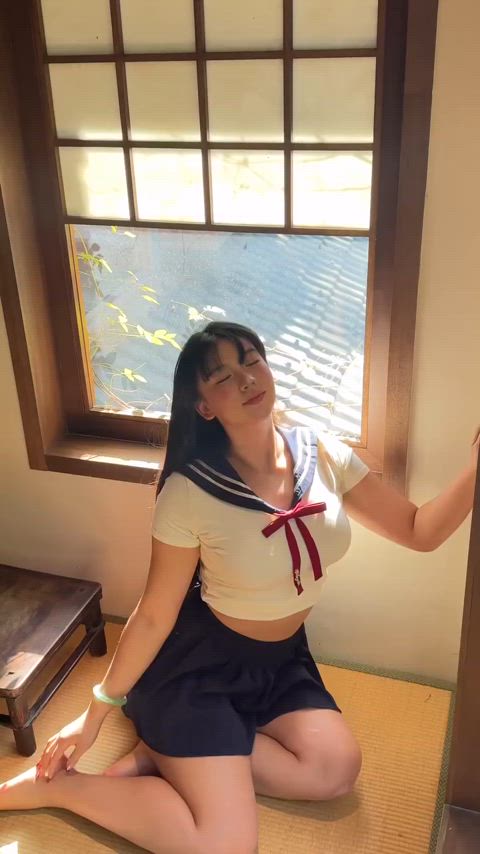 asian big tits cosplay korean sailor sexy clip