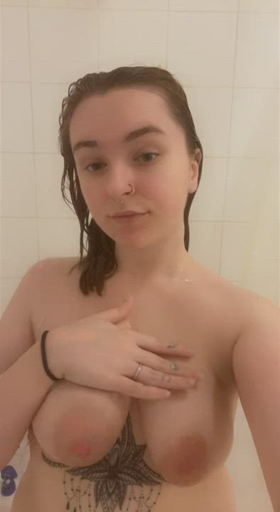 Big Tits Boobs Shower clip