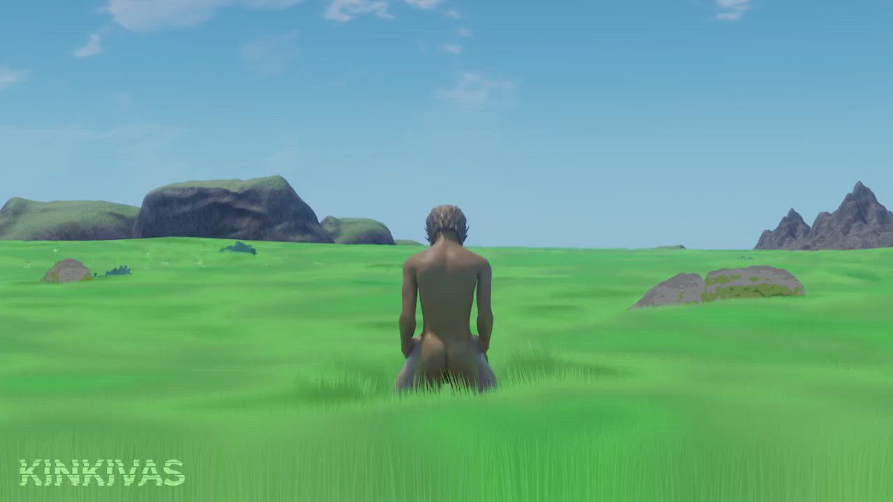 Zelda in the open field (Kinkivas) [The Legend of Zelda]