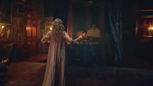 Elle Fanning - The Great - Ass - (Lightened but Low Quality Due to a Dark Scene)