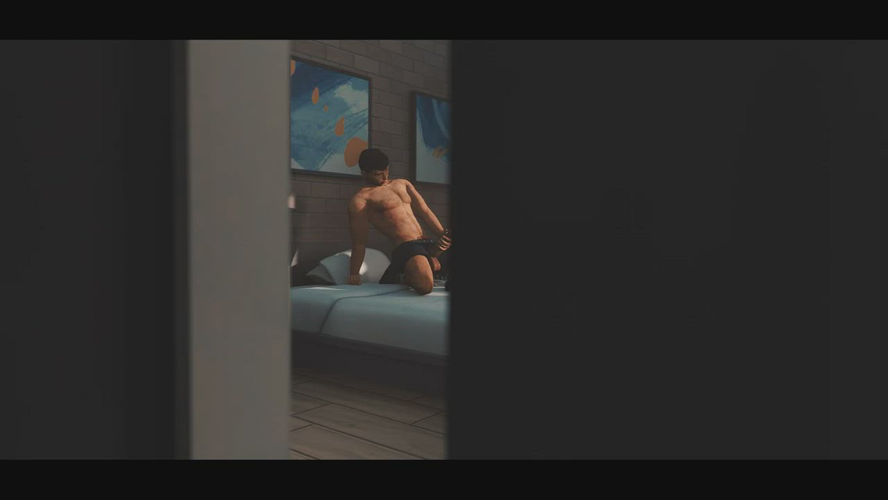 3D Gay Solo clip