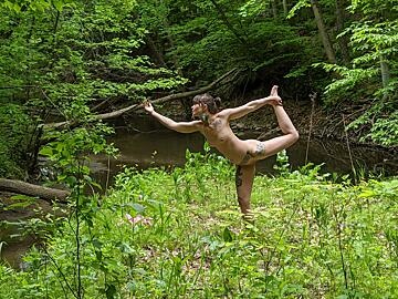 Nude Forest Yoga with Madam Mystic