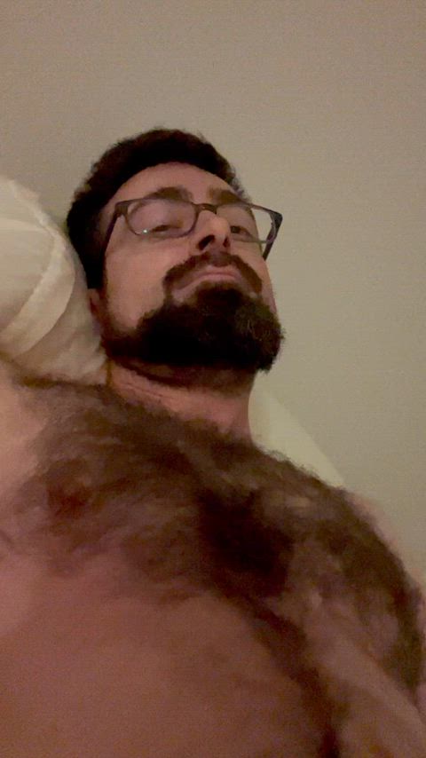 beard big dick cock cum cumshot exposed gay hairy chest hairy cock gay-hairy clip