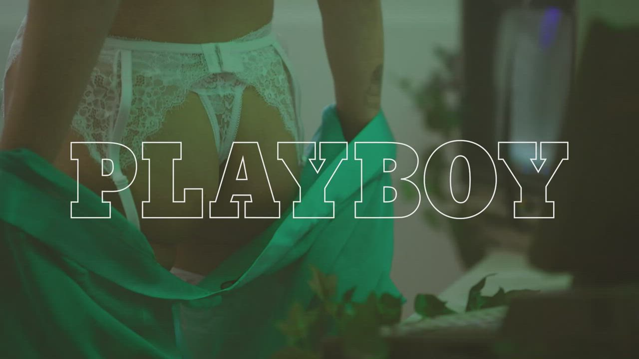 Hailee Lautenbach - Behind the Scenes for Playboy Spring 2021 [GIF]