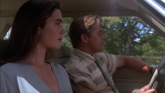 Jennifer Connelly - The Hot Spot (1990) - returning to office after visiting sleazy