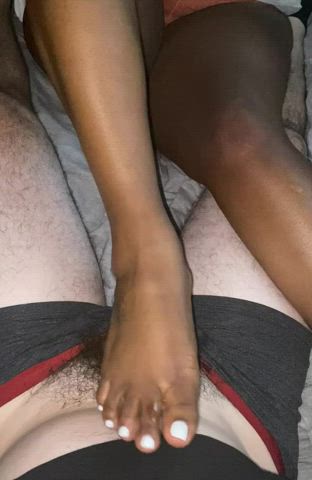 Ebony Feet Foot Fetish Footjob Interracial Porn GIF by thehoneygoddess