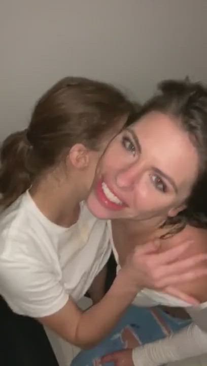 Adriana swapping cum with Megan Rain