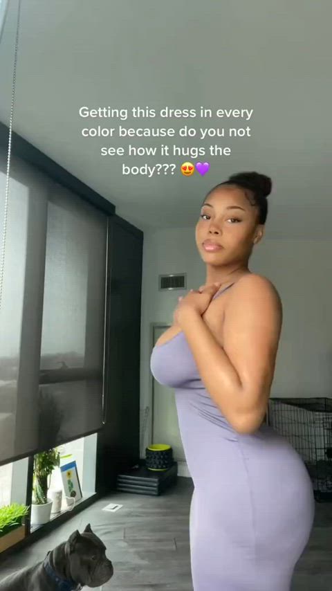 big ass dress ebony thick clip