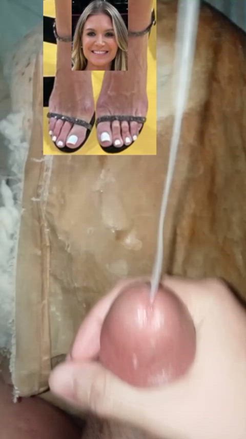 cum on feet cumshot foot fetish high heels jerk off nails toes tribute clip