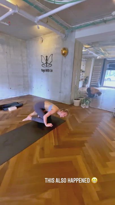 Bar Refaeli Spandex Yoga clip