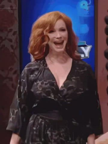 boobs christina hendricks jiggling clip