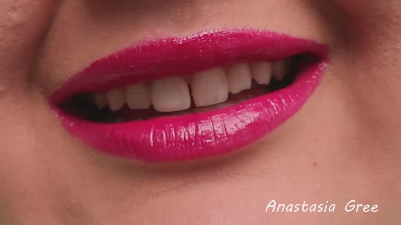 Fetish Lips Lipstick Lipstick Fetish Tongue Fetish clip