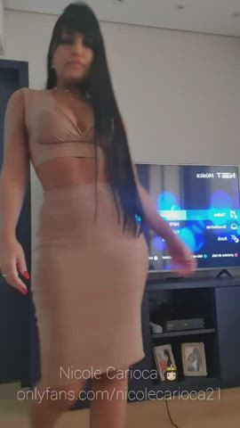 brazilian dancing escort tanlines clip
