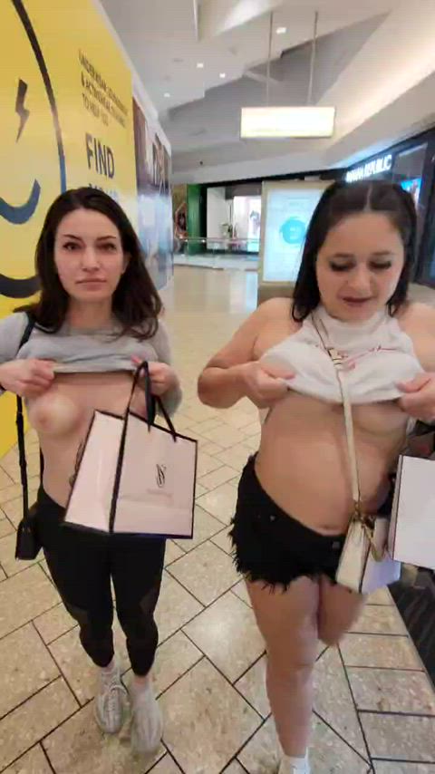 How many of you would fuck us if you caught us flashing in public?