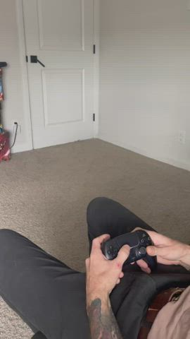 He was playing video games but I wanted to suck his dick…we compromised ?