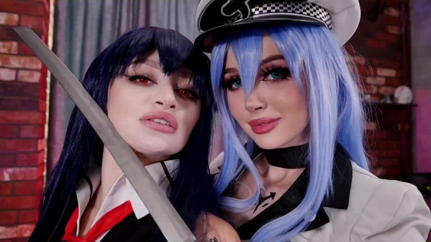 Esdeath and Akame from Akame ga Kill by Purple Bitch and Leah Meow