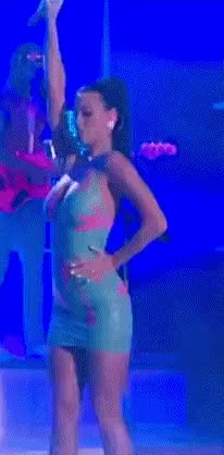 Katy Perry Latex Dress